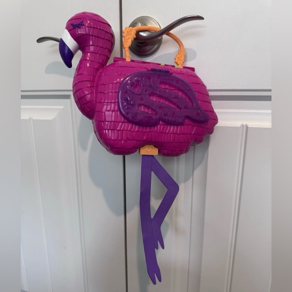 Polly Pocket Flamingo Party Case/ Purse